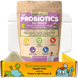 Probiotics for Dogs Puppies Extra Strength 9 Species 5 Billion CFU per Scoop of Dog Probiotics and Digestive Enzymes for Dogs Support Fiber for Dogs & Dog Allergy Relief Powder Probiotic for Dogs