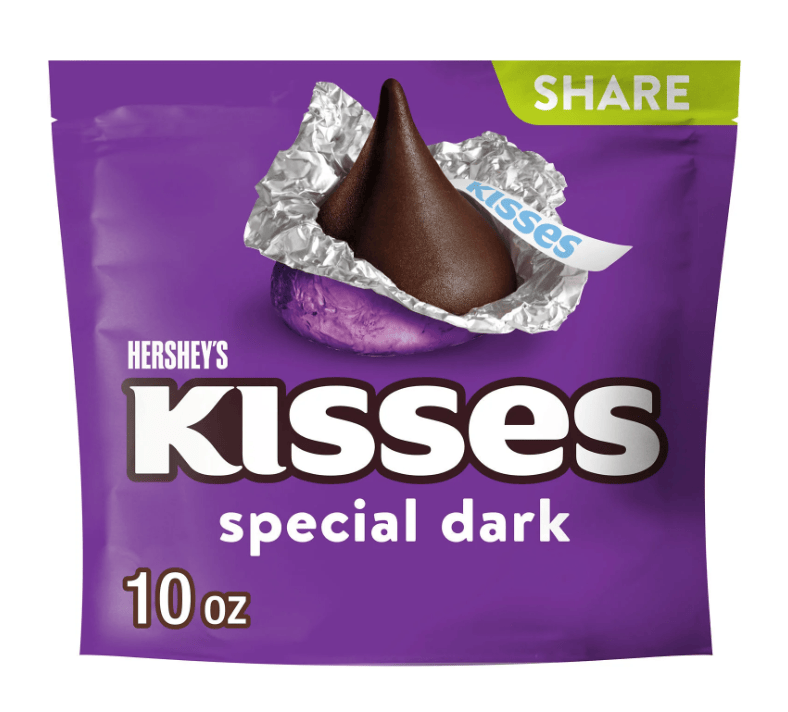 Hershey's Kisses SPECIAL DARK Mildly Sweet Chocolate Candy