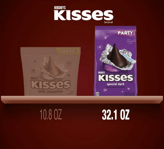 Hershey's Kisses SPECIAL DARK Mildly Sweet Chocolate Candy