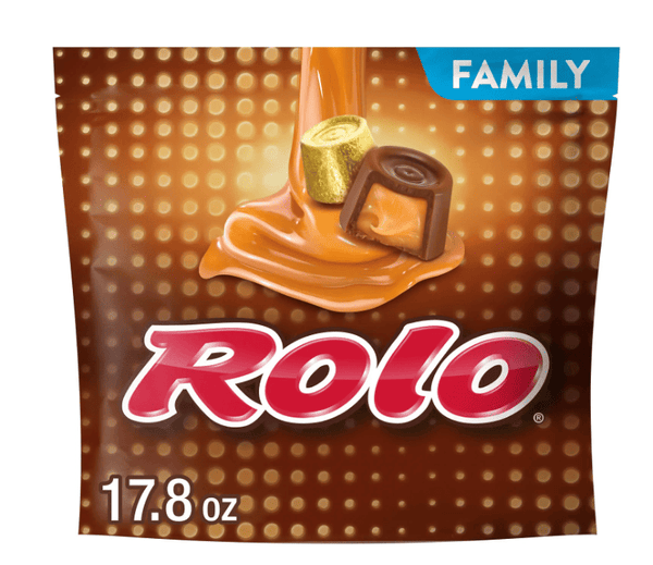 Rolo Rich Chocolate Caramels Candy, Family Pack 17.8 oz