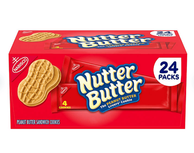 Nutter Butter Peanut Butter Sandwich Cookies, 1.9 oz., 24 pk.