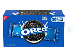 OREO Chocolate Sandwich Cookies, 2.4 oz., 30 pk.