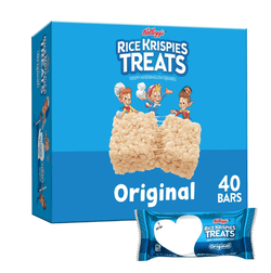 Rice Krispies Treats Original Chewy Crispy Marshmallow Squares, Ready-to-Eat, 31.2 oz, 40 Count