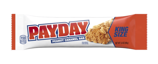 Payday Peanut Caramel King Size Candy, Bar 3.4 oz