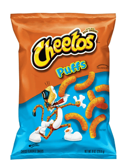 Cheetos Puff Cheese Flavored Snack Chips, 8 oz