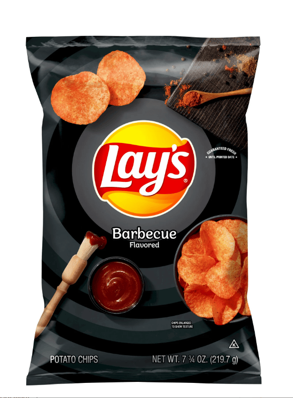 Lay's Barbecue Flavored Potato Chips 7.75 Ounce Bag