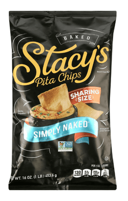 Stacy's Simply Naked Pita Snack Chips, 16 Ounce Bag  (1 Pack)