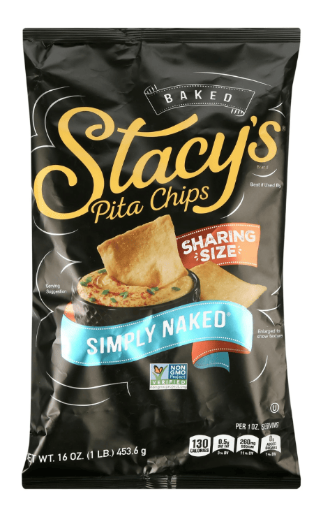 Stacy's Simply Naked Pita Snack Chips, 16 Ounce Bag  (1 Pack)