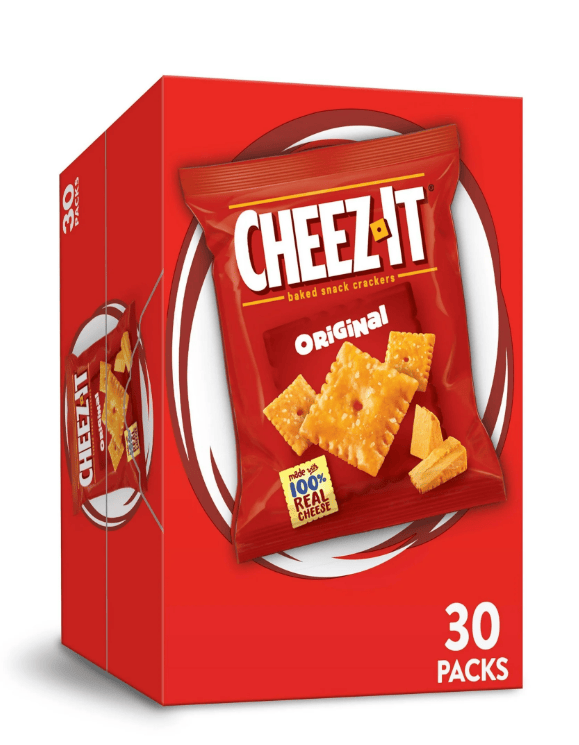 Cheez-It Original Cheese Crackers, 30 Pack