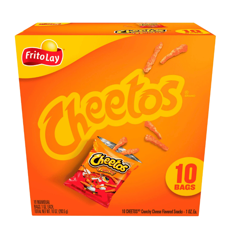 Cheetos Crunchy Cheese Flavored Snacks, 1 oz 10 Count