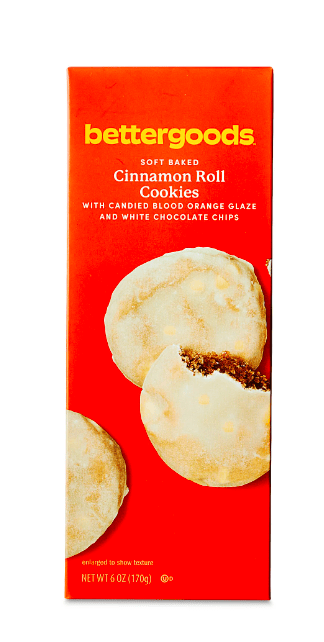 bettergoods Soft Baked Cinnamon Roll Cookies, 6 oz