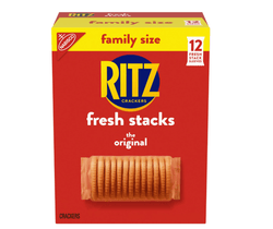 RITZ Fresh Stacks Original Crackers, Family Size, 17.8 oz (12 Stacks)