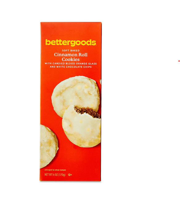 bettergoods Soft Baked Cinnamon Roll Cookies, 6 oz