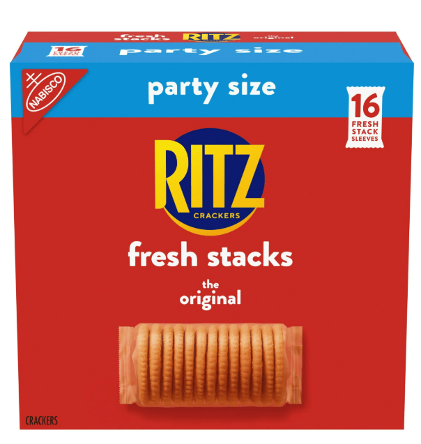 RITZ Fresh Stacks Original Crackers, Party Size, 23.7 oz (16 Stacks)