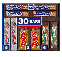 Mars Chocolate Candy Bars, Variety Pack, Full Size, 30 pk.