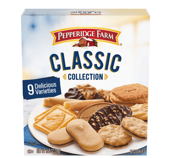 Pepperidge Farm Cookies Classic Collection, 9 Cookie Varieties, 13.25 oz. Box