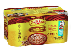 Old El Paso Traditional Refried Beans 16 oz., 6 pk.