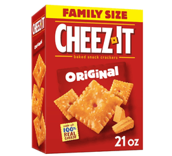 Cheez-It Original Cheese Crackers, Baked Snack Crackers, 21 oz