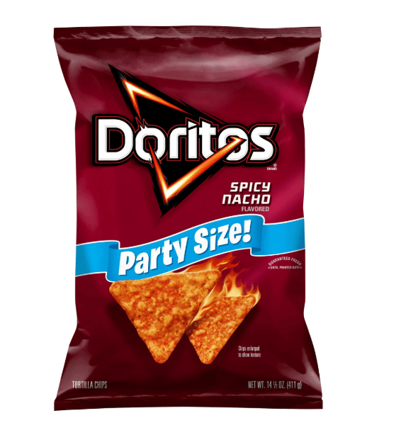 Doritos Spicy Nacho Tortilla Snack Chips, 14.5 Ounce Bag