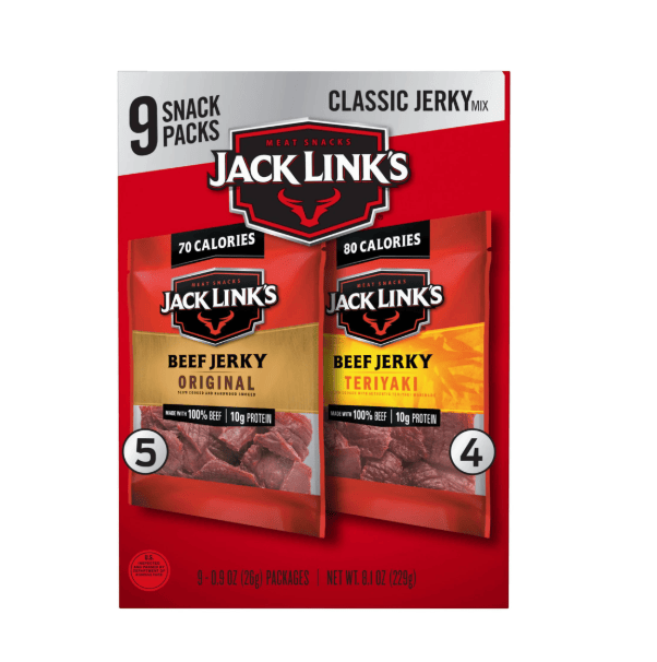 Jack Link's Original & Teriyaki Jerky 9ct Multipack