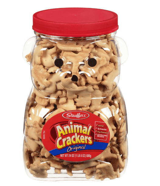 Stauffer's Animal Crackers Original, 24 oz Shelf-Stable Bear Jug