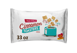 Malt-O-Meal Cinnamon Toasters Breakfast Cereal, Cinnamon Cereal Squares, Crunchy 33 oz Bag