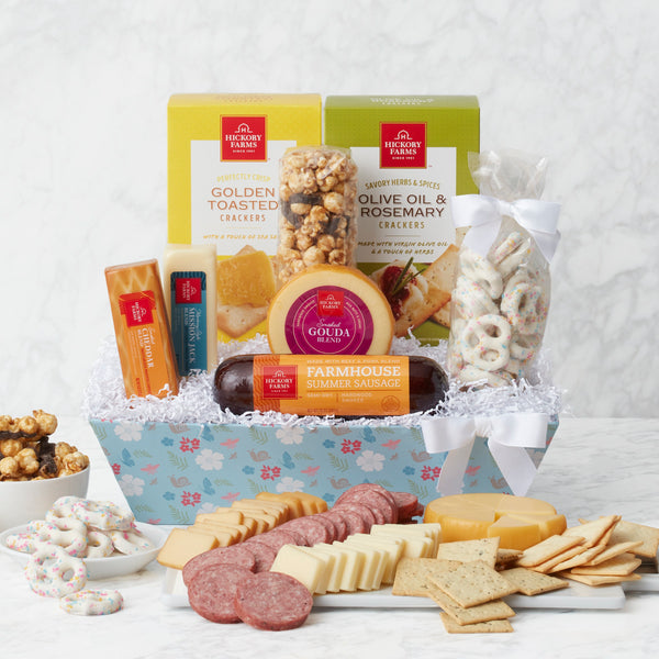 Springtime Snacks: Gourmet Gift Basket